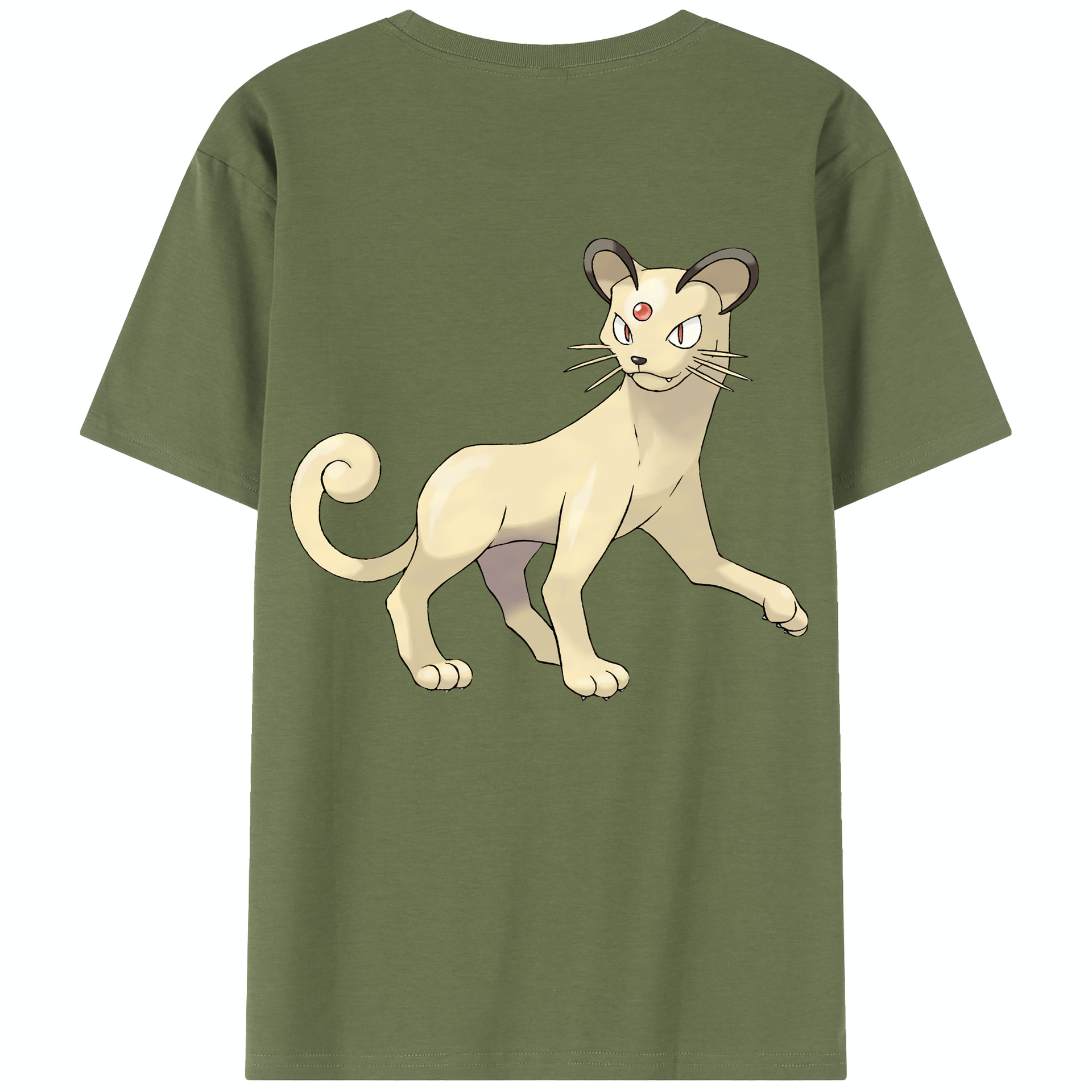 （画像用） ポケットモンスター Pokémon 綿100％半袖Tシャツ（背面プリント）